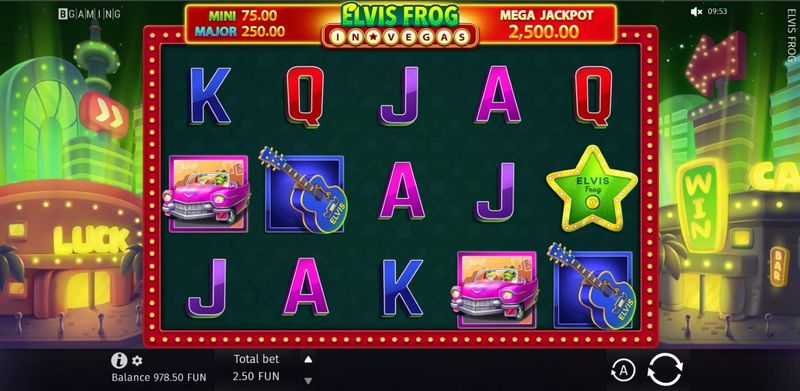 Elvis Frog in Las Vega